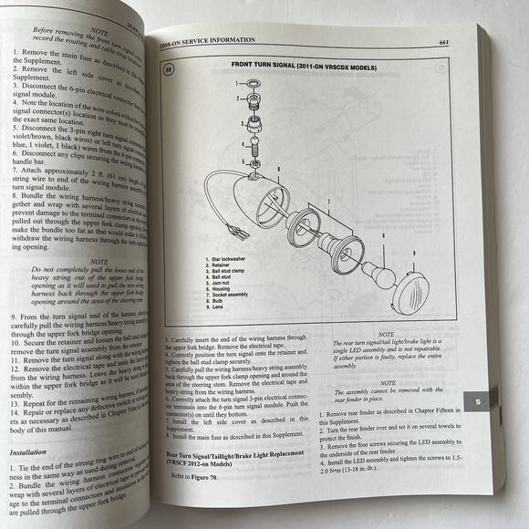 Clymer Manual Harley Davidson VRSC Series 2002 to 2014 Motorcycle Repair M426 - Picture 7 of 13